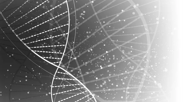 Fond vectoriel de la structure moléculaire de la molécule d'ADN. SPE 10 . — Image vectorielle