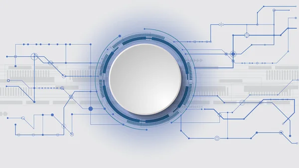 Elektrik devresi olan kağıt çemberin üç boyutlu tasarımı. Yüksek teknoloji dijital ağ, iletişim, yüksek teknoloji. Soyut, geleceksel, mühendislik, bilim, teknoloji.