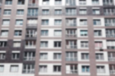 konut bina cephe bulanık çekim 