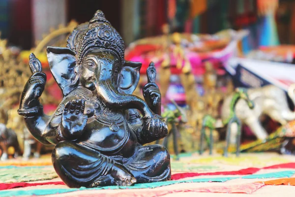 Cuatro Manos Negras Ganesha Una Tienda India Souvenirs — Foto de Stock