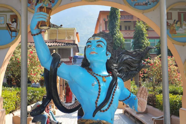 Lord Shiva Danzante Rishikesh India — Foto Stock