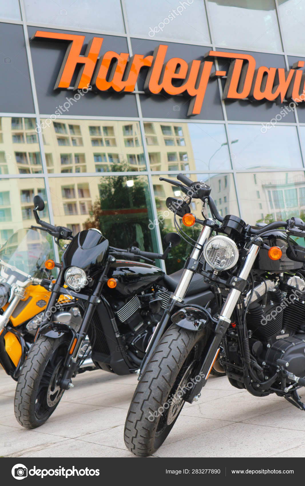 Motorcycles Salon Harley Davidson American Motorcycle Manufacturer Certified Supplier Military Stock Editorial Photo C D Odin 283277890