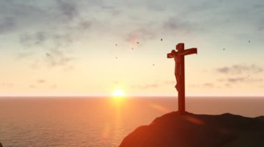 Gerçekçi bir çarmıha germe animasyonu. 