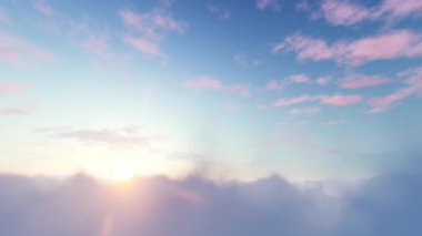 Zaman Hızı Bulutları Arkaplanı