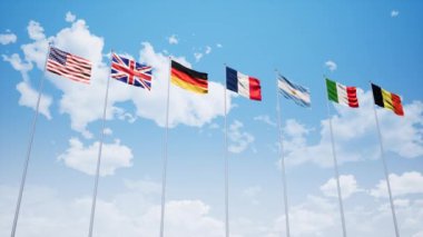 Country Flag Wave