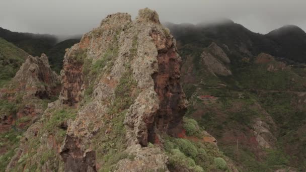 Estudio Aéreo Sobre Las Montañas Tenerife Islas Canarias — Vídeos de Stock
