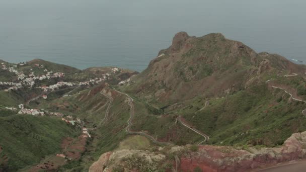 Estudio Aéreo Sobre Océano Atlántico Tenerife Islas Canarias — Vídeo de stock