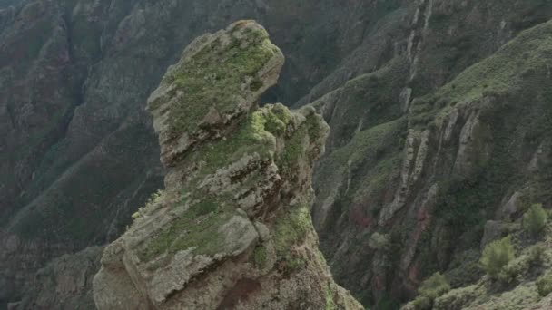 Luftaufnahme Über Den Bergen Auf Teneriffa Kanarische Inseln — Stockvideo