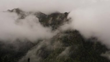 Bulutların üzerinde Himalaya Dağları, Nepal