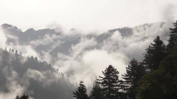 Góry Himalaje Nepal Trekking Wokół Annapurna Timelapse — Wideo stockowe