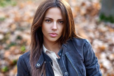 güzel kadın yüz - up close