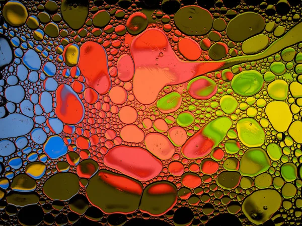 背景として使用するため 水の着色された石油離婚の画像 — ストック写真