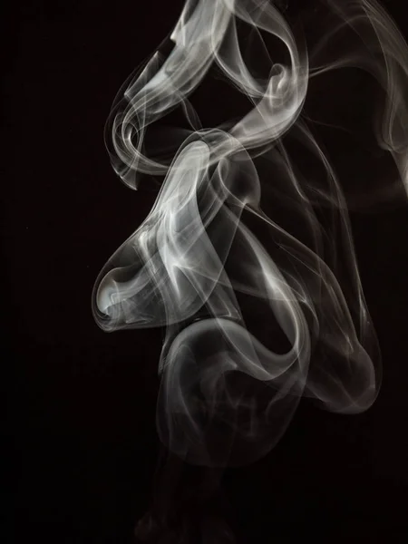 烟雾背景的自然烟雾模式拍摄 — 图库照片