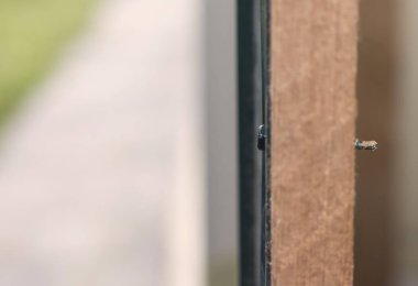 vida bir Tahta sarılır ve her iki tarafta dışarı sopalarla, görünür şapka ve ucu boşluk bir kopyası ile