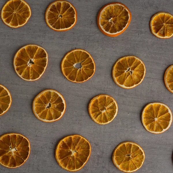 Achtergrond Van Ringen Van Gedroogd Oranje — Stockfoto