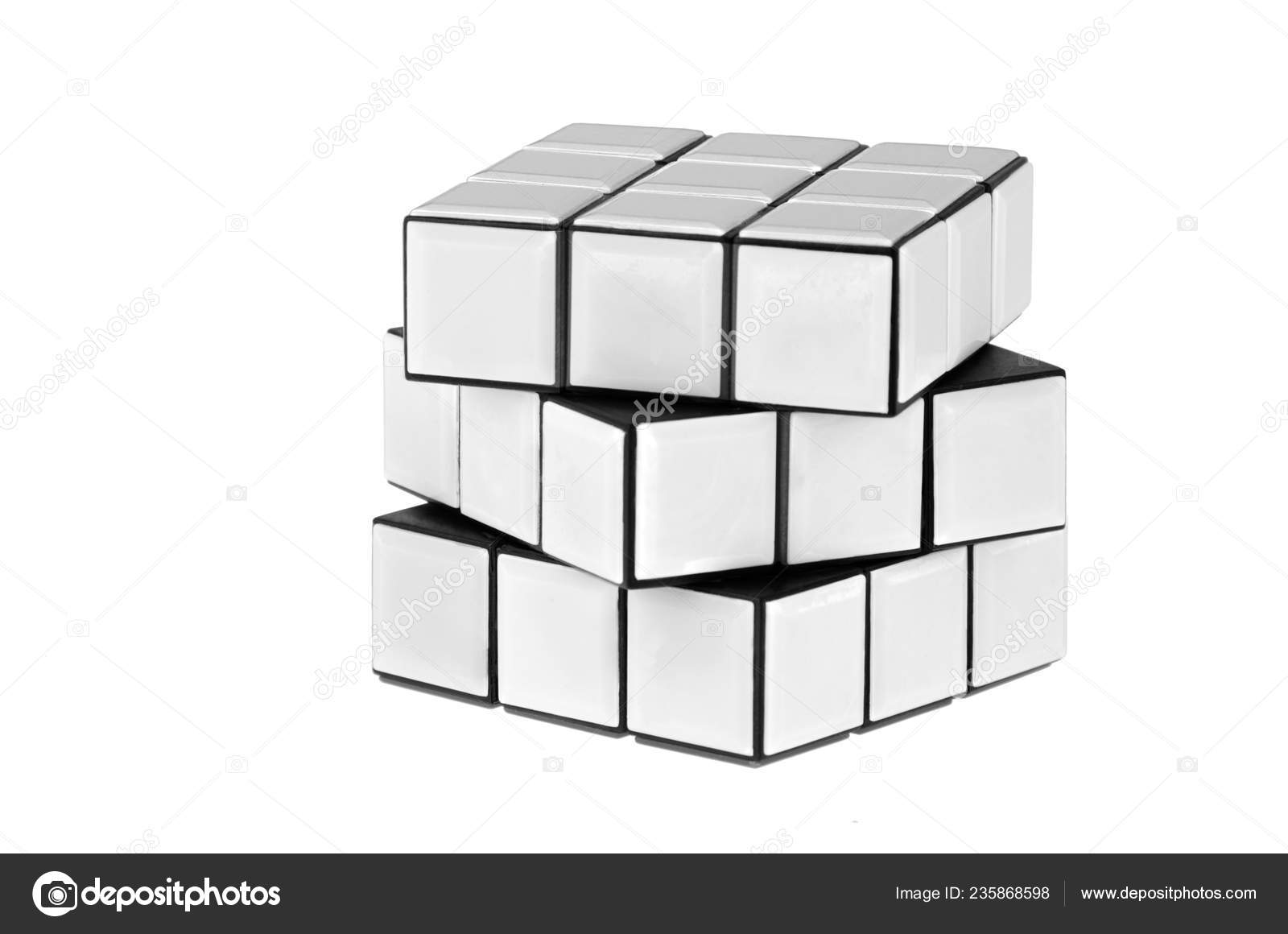 Cube Puzzle Motion Isolated White Background Cube Puzzle Does Exist – Stock  Editorial Photo © mikeaubry #235868598