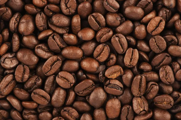 Översta Vyn Bakgrunden Konsistens Kaffebönor Kopiera Utrymme För Din Text — Stockfoto