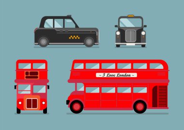 Londra şehir otobüs ve taksi ayarla