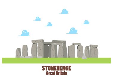 Stonehenge vektör çizim