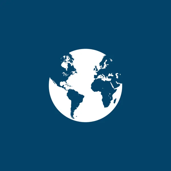 Earth globe icon vector illustration — Stock Vector