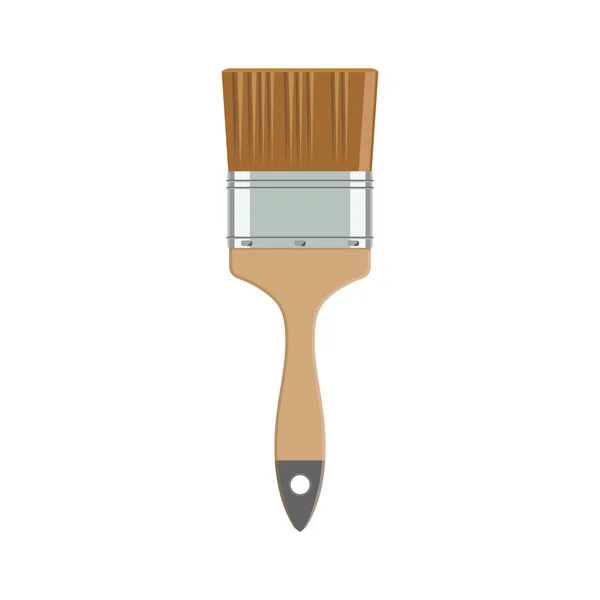 Paint brush in flat style — Stock Vector