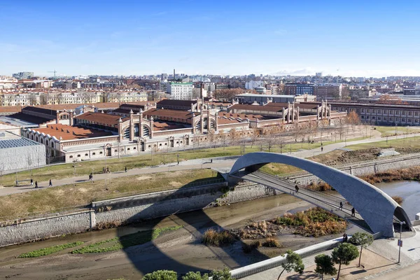 Matadero Kültür Merkezi görünümü Madrid, İspanya