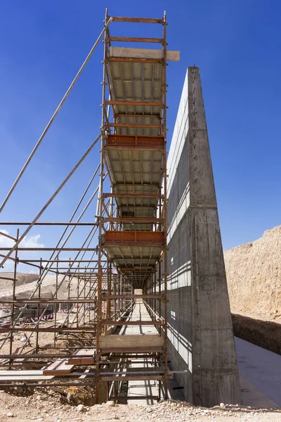 Reinforced Concrete Wall Scaffolding — Stock Photo, Image