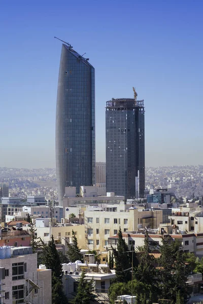 Amman Városra Jordánia Stock Fotó