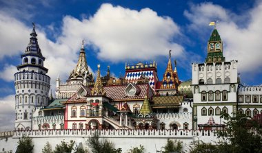 Kremlin Izmailovo içinde. Rusya. Moskova. gökyüzü. Yaz