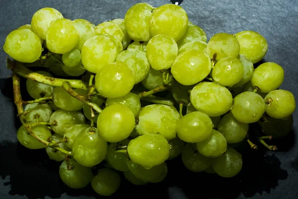 Ramo Uvas Blancas Deliciosas Frescas — Foto de Stock