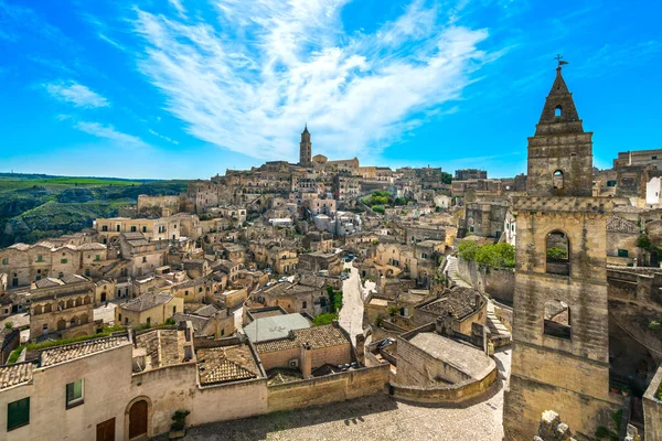 Matera Antike Stadt Sassi Unesco Weltkulturerbe Wahrzeichen Basilikata Italien Europa — Stockfoto