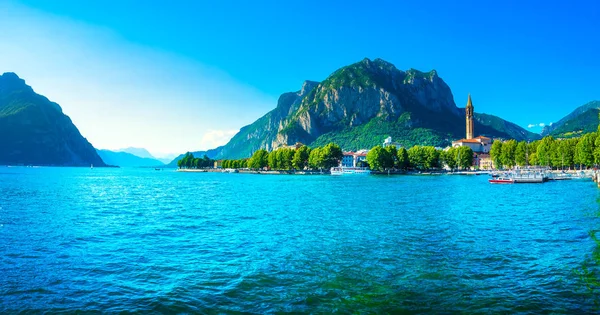 Lecco Stad Como Lake District Italiaanse Traditionele Lake Dorp Italië — Stockfoto