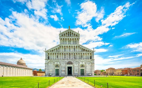 Duomo Pisa Katedrális Miracle Tér Vagy Piazza Dei Miracoli Toszkána — Stock Fotó