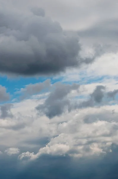 Météo Nuageuse Avant Pluie Stratus Cumulus Nuages Orageux — Photo