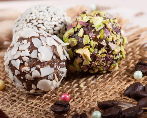 Bonbony Sladké Data Ořechy Sladkosti Východu Fitness Potraviny Stock Snímky