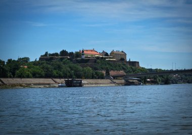 Petrovaradin kalesinden tuna manzarası, Novi Sad, Sırbistan