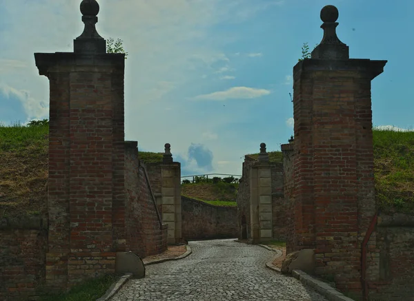 Ворота на Петроварадін фортеці в Нові Сад, Сербія — стокове фото
