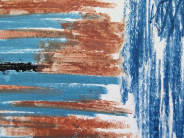 Beyaz arka plan üzerinde izole kozmetik kalem arka plan çizim