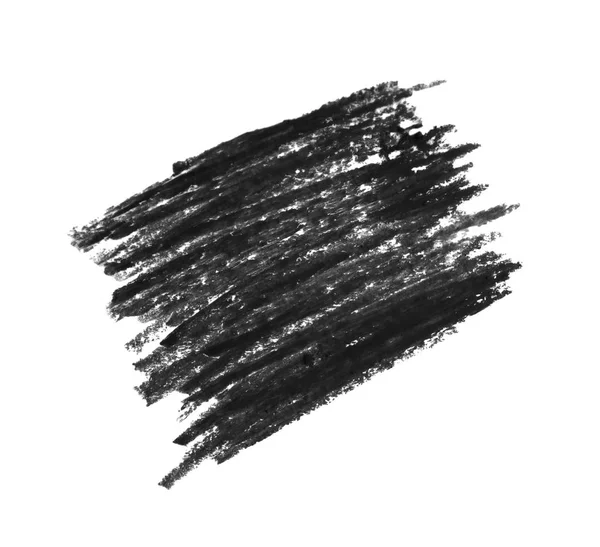 Fekete Szemceruza Kozmetikai Ceruza Elszigetelt Fehér Background — Stock Fotó