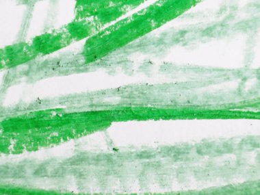 Beyaz arka plan üzerinde renkli soyut çocuğun çizim