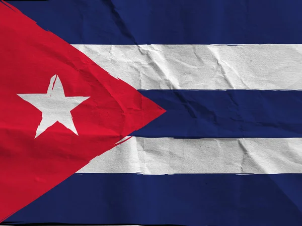 Abstrait drapeau CUBA — Photo