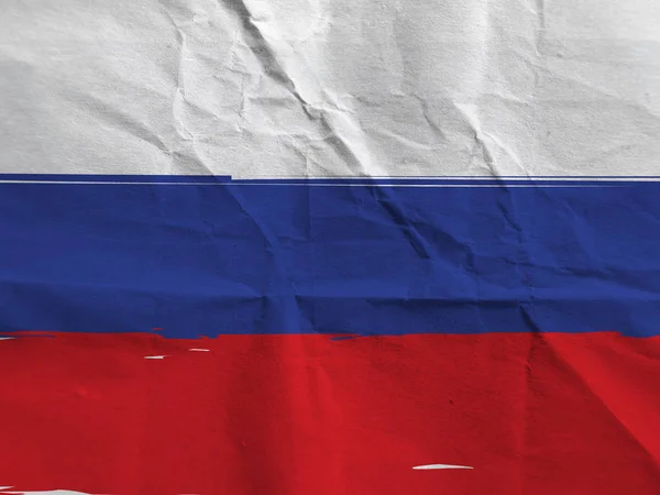 Grunge Rusland vlag — Stockfoto