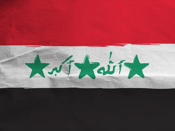 Abstrakt IRAQ-flagg – stockfoto