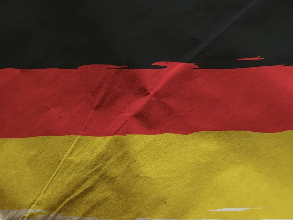 Прапор Німеччини гранж — стокове фото