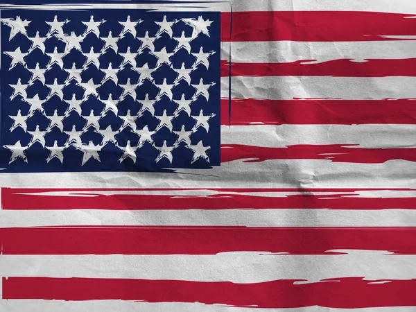 Grunge UNITED STATES flag — Stock Photo, Image