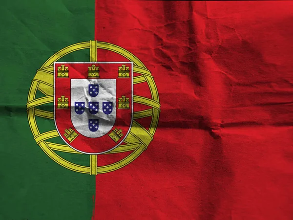 Grunge portugal vlag — Stockfoto