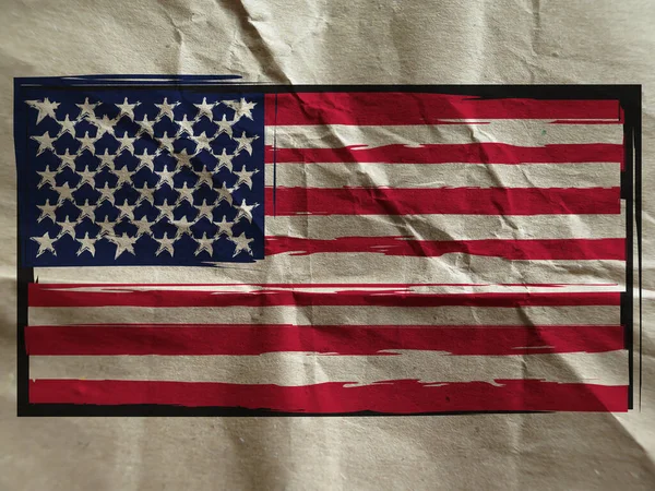 Grunge Bandeira dos Estados Unidos — Fotografia de Stock