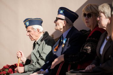 Ss Tümeni Galiçya Gaziler. Ciddi olay. Ukrayna Lviv, 13 Ekim 2018