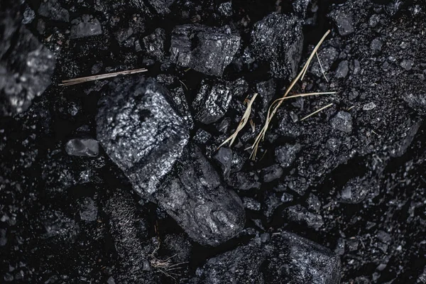 Montón Carbón Calle Textura —  Fotos de Stock