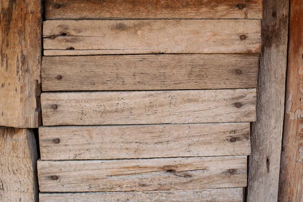 Texture Old Wooden Planks Wooden Wall — Stock Photo, Image